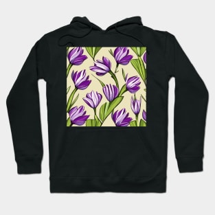 Orchid mural Art Hoodie